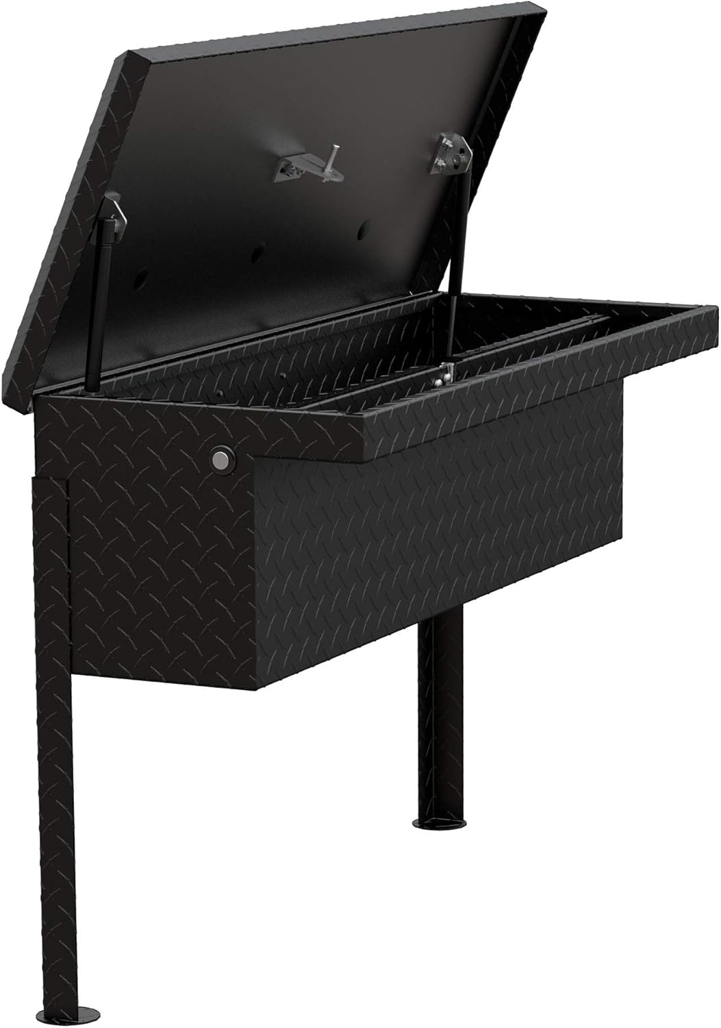UWS EC30363 36" Matte Black Aluminum Truck Side Tool Box with RigidCore Lid