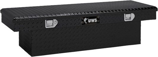 UWS United Welding Services TBS-54-BLK 54-Inch Aluminum Single Lid Crossover Toolbox in Black