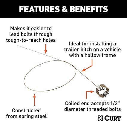 Curt Manufacturing Pull Wire 1/2 Inch Plus 7/16 Inch Model 58400