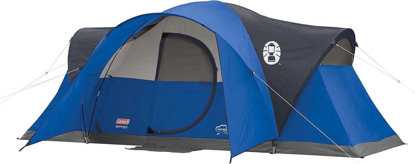 Coleman Outdoor Montana 8-Person 16 x 7 ft. Family Tent - Blue (Part No. 2000018292)