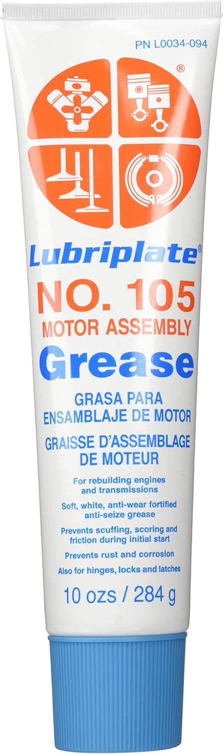 Lubriplate L0034-094 No. 105 Motor Assembly Grease, 10 oz