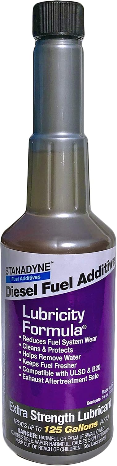 Stanadyne Lubricity Formula Pint Bottle 16 oz, Case of 12 Bottles Treats 125 gallons Diesel Fuel per Bottle.