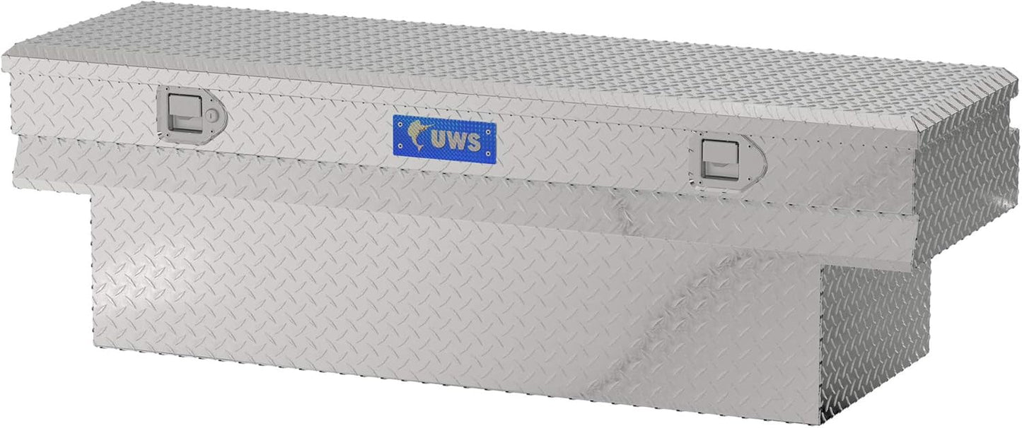 UWS EC20331 60" Heavy-Wall Aluminum Notched Truck Storage Box with RigidCore Lid
