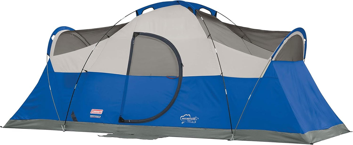 Coleman Outdoor Montana 8-Person 16 x 7 ft. Family Tent - Blue (Part No. 2000018292)
