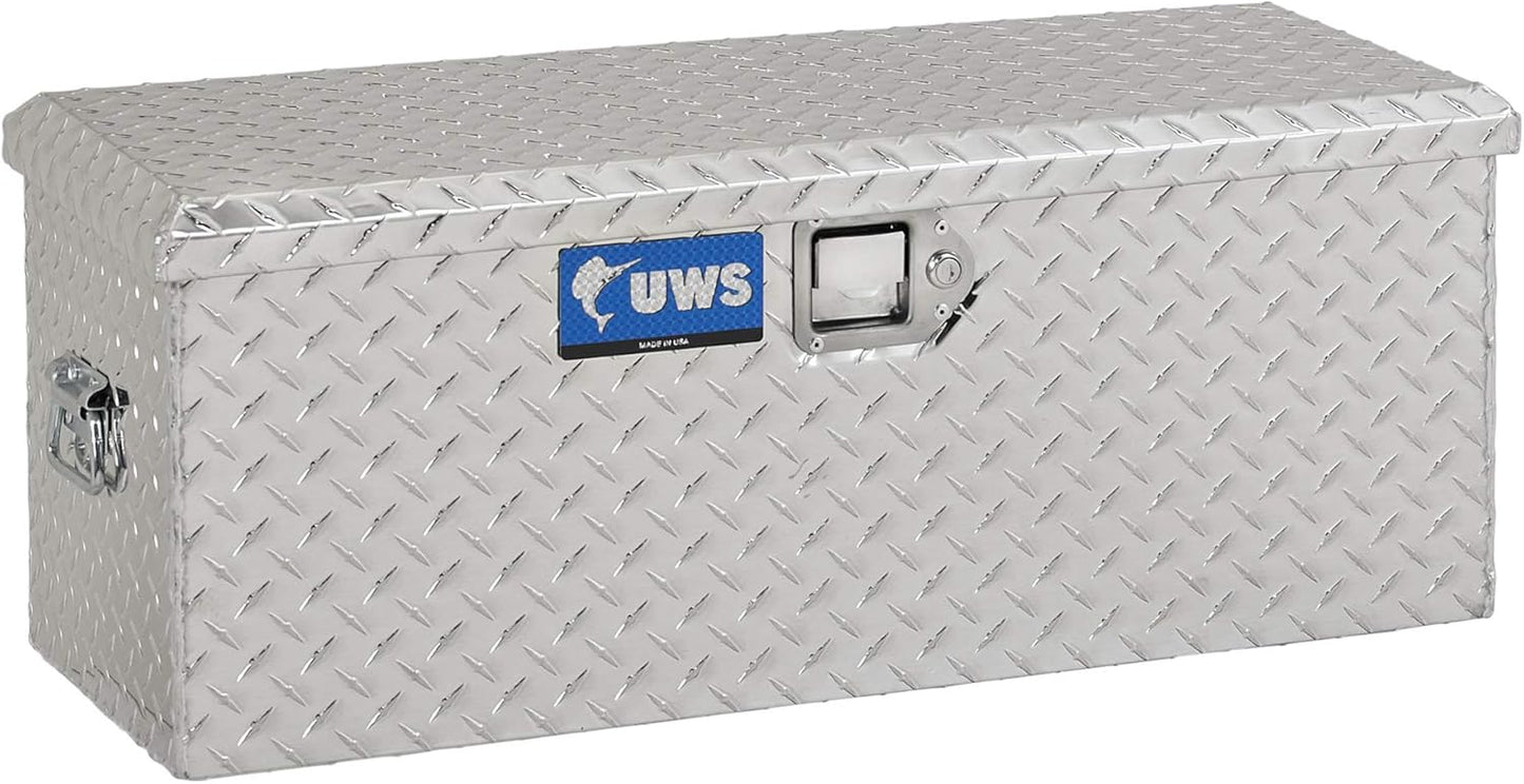 UWS EC20061 36" Aluminum Foot Locker Tool Chest with RigidCore Lid – Heavy-Duty, Lockable, Portable Storage