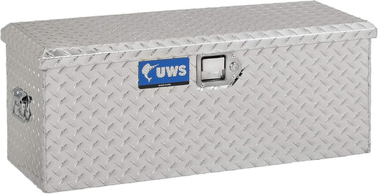 UWS EC20061 36" Aluminum Foot Locker Tool Chest with RigidCore Lid – Heavy-Duty, Lockable, Portable Storage