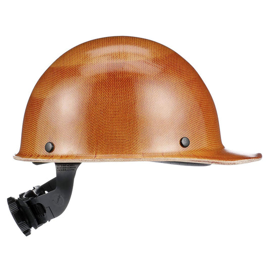 MSA Skullgard® Cap Style Hard Hat – Fas-Trac III Suspension – Natural Tan | Heat-Resistant Phenolic Resin