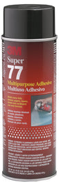 3M™ Super 77™ Multi-Purpose Spray Adhesive – Clear, 16.75 oz Spray Can (Pack of 12)