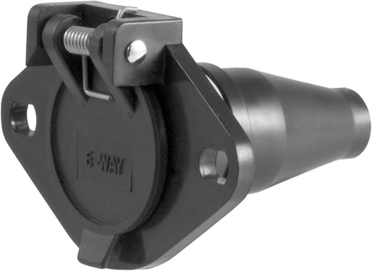 Curt Manufacturing 58130 6-Pole Le Connector Car End