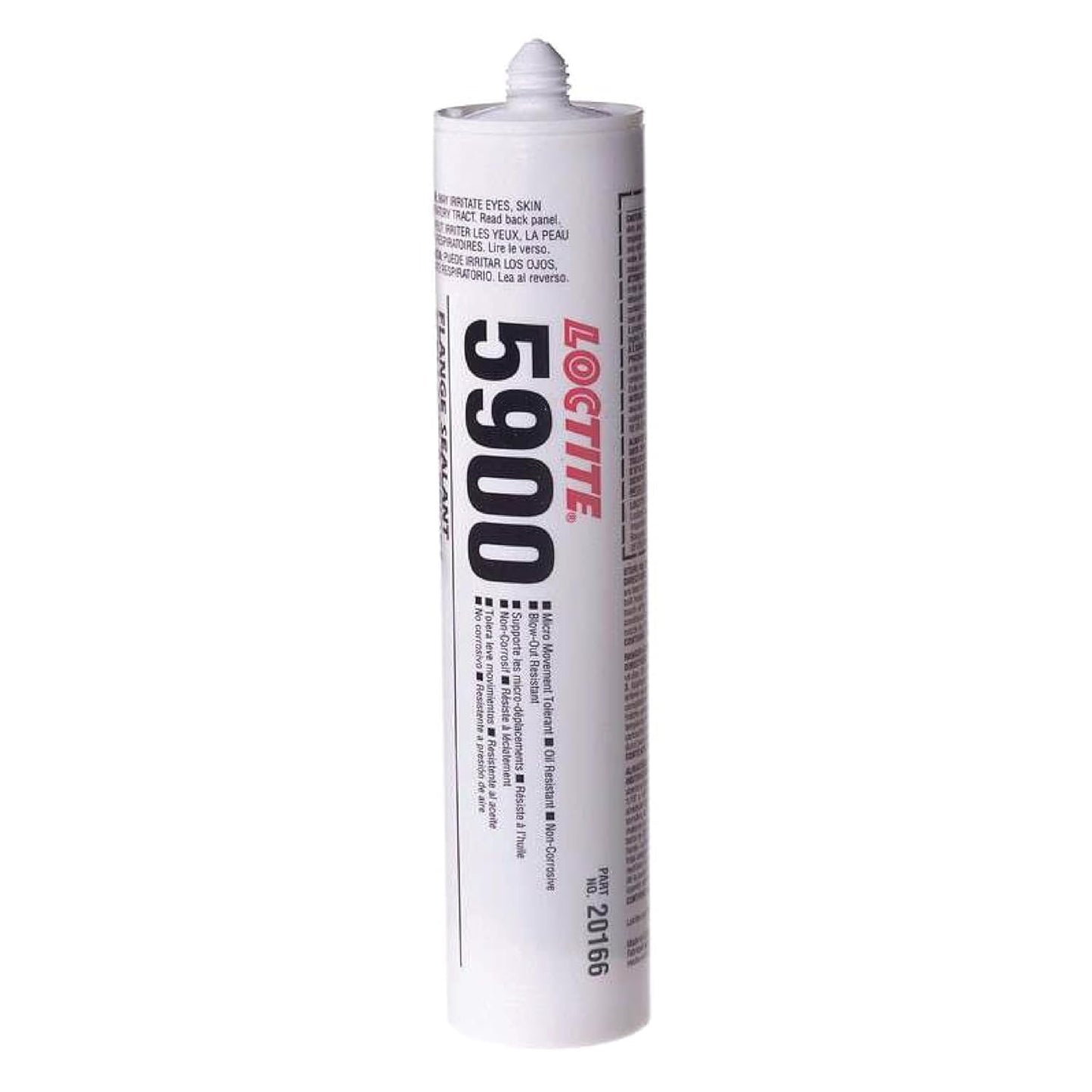 Loctite® 5900 Flange Sealant – Heavy Body RTV Silicone, Black, 300 mL Cartridge (212184)
