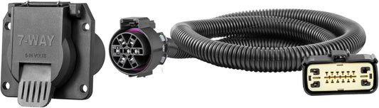 Curt Manufacturing 56537 7-Way Custom Wiring Harness for Enclave, Traverse, and Acadia