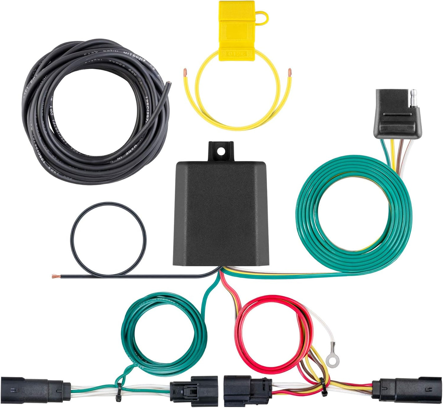 CURT 56406 4-Pin Vehicle-Side Trailer Wiring Harness for Jeep Cherokee – Plug & Play