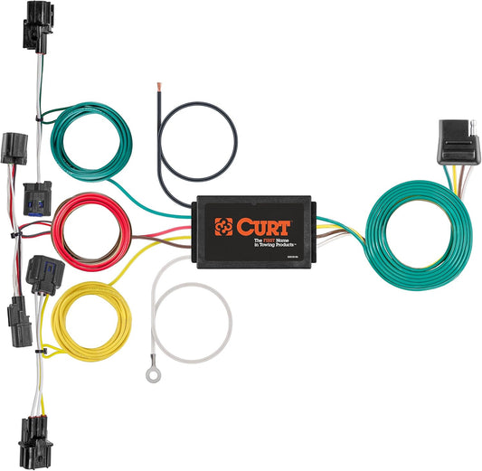 Curt Manufacturing 19 C Kia Forte Custom Vehicle Trailer Wiring Harness (Part #56457)