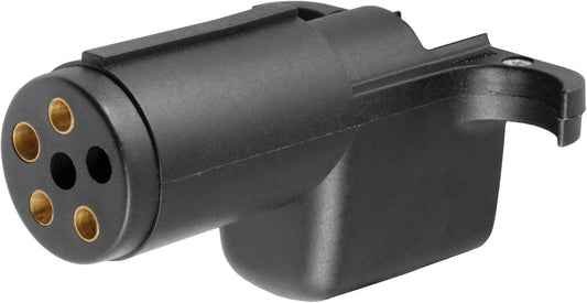 Curt Manufacturing 57621 6-Way Round to 4-Way Flat Trailer Wiring Adapter