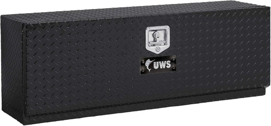 UWS EC40012 48" Gloss Black Aluminum Single-Door Topside Heavy-Wall Tool Box