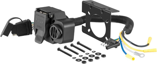 Curt Manufacturing 57102 Multifunction Socket with Backup Alarm - Universal Fit