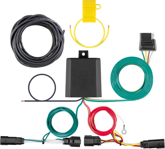 Curt Manufacturing 56437 19 C Edge Titanium Custom Vehicle Trailer Wiring Harness