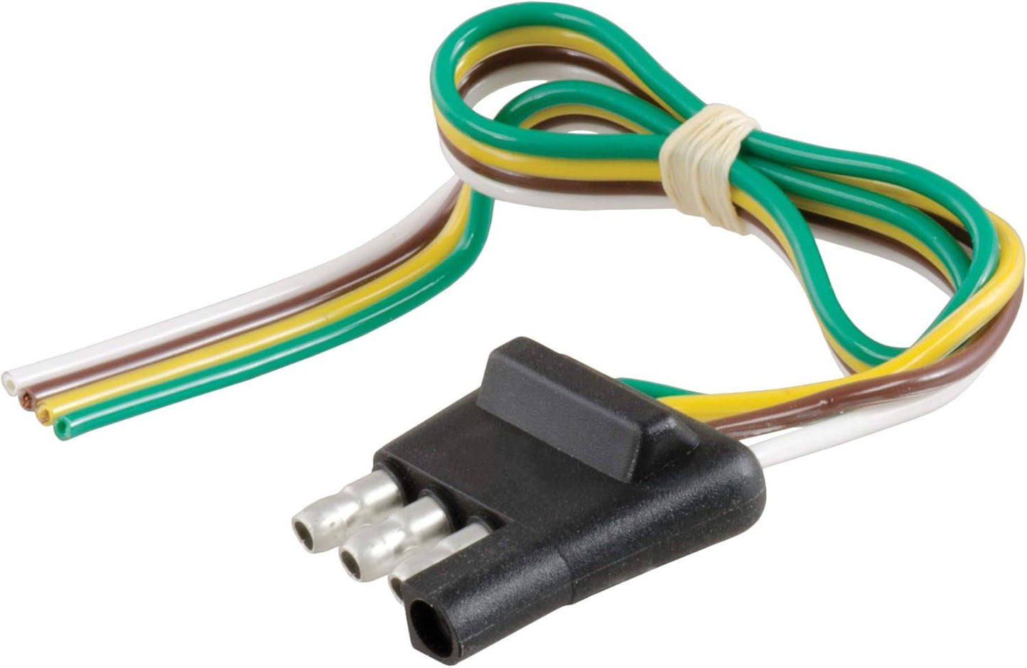Curt Manufacturing 58030 4-Way Flat 12-Inch Trailer Connector - Bonded Bulk
