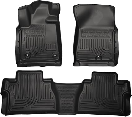 Husky Liner Weatherbeater Series 1617 Volt Front & Second Seat Floor Liners with Footwell Coverage - Black