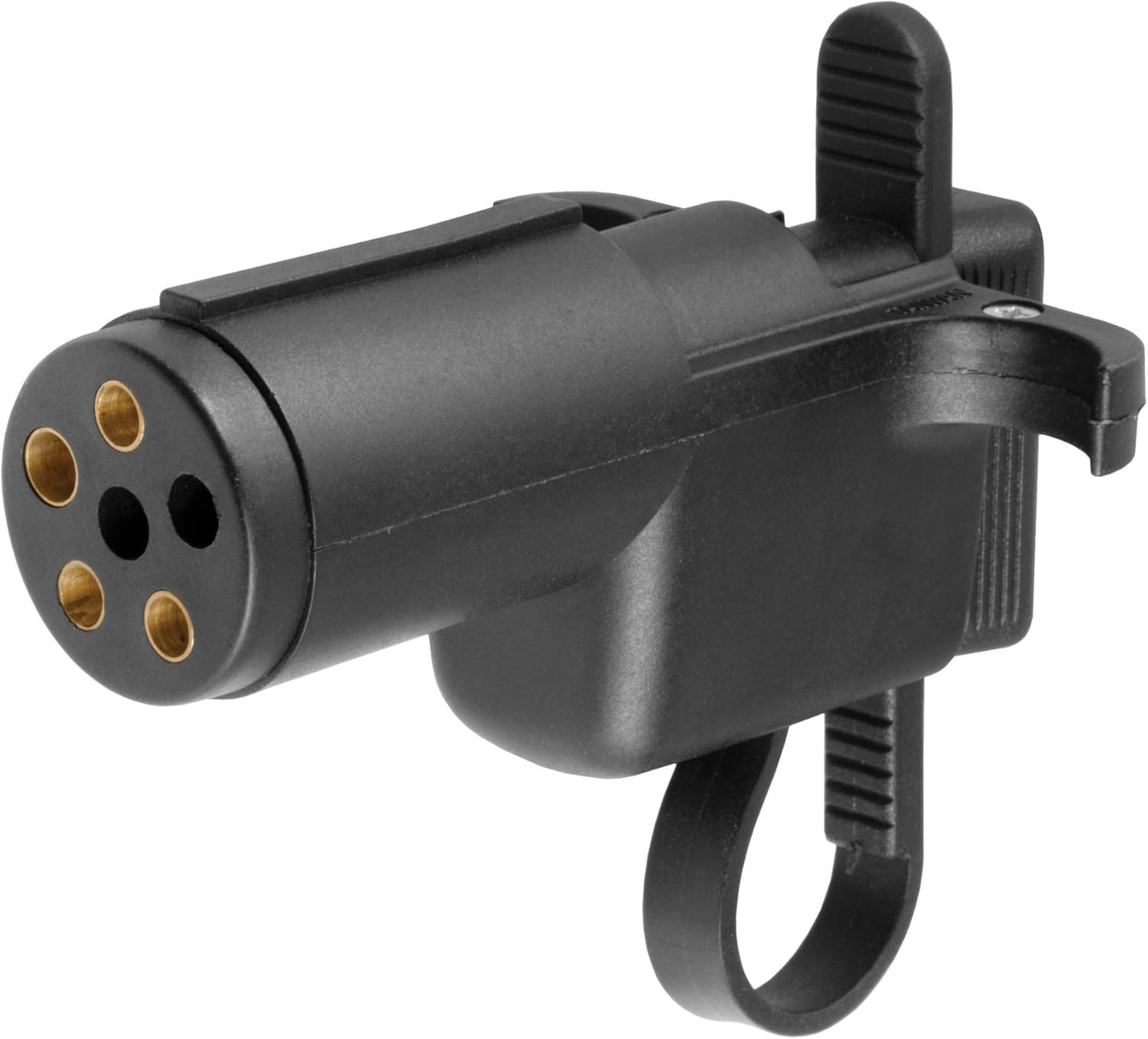 Curt Manufacturing 6 Way Round to 4 Way Flat Trailer Wiring Adapter (Part #57627)