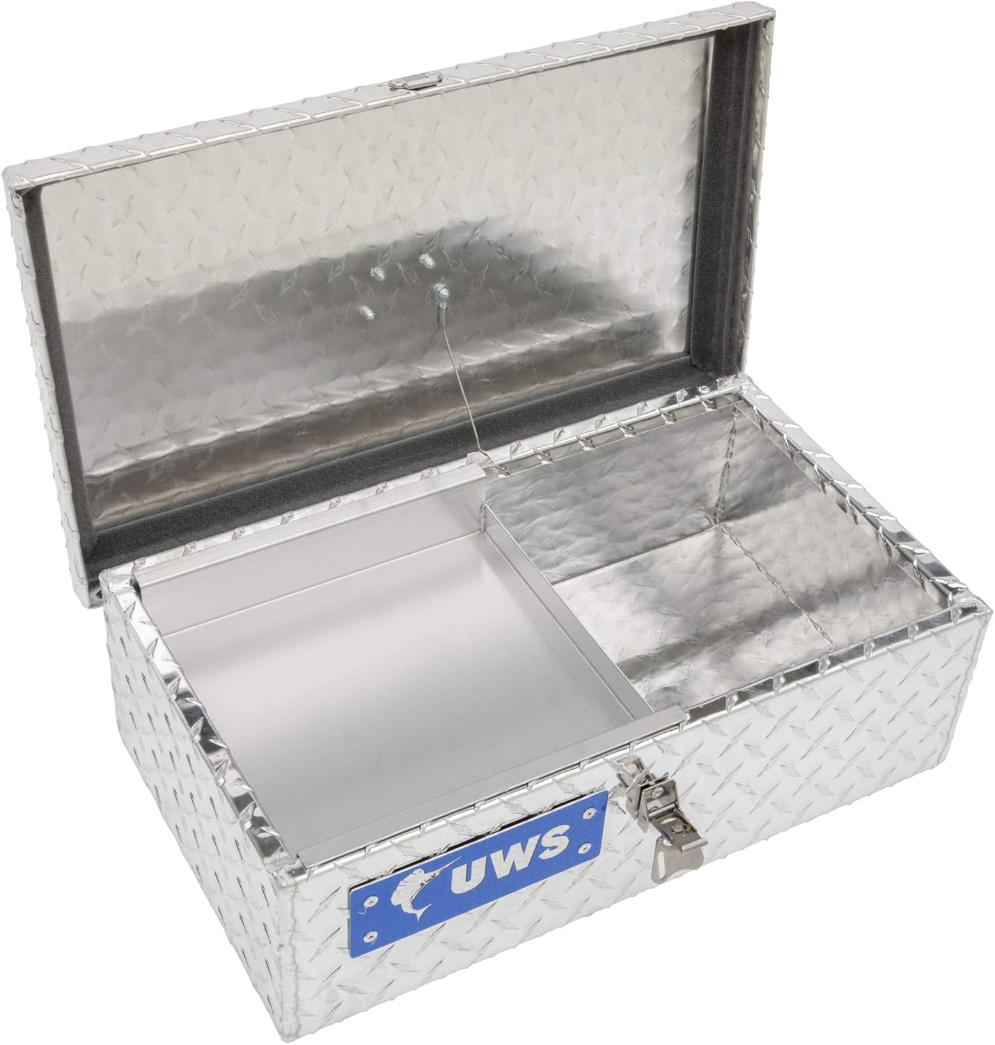 UWS EC20101 20" Heavy-Wall Bright Aluminum Tool Box – Compact, Durable & Corrosion-Resistant Storage