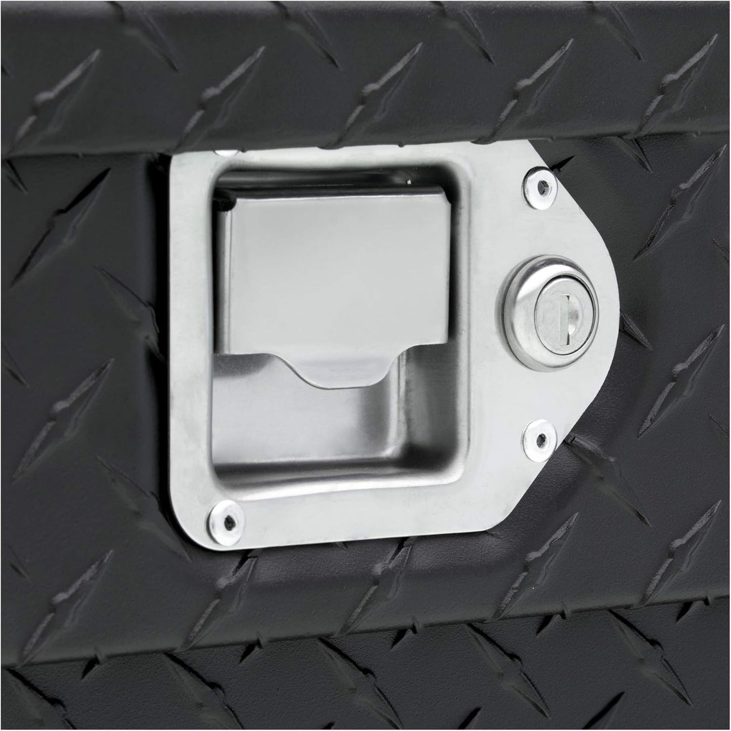 UWS EC20093 58" Matte Black Aluminum 5th Wheel Truck Bed Tool Box with RigidCore Lid – Heavy-Duty & Lockable Storage