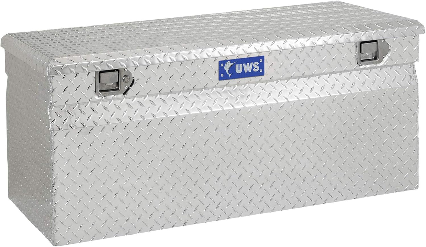 UWS EC20241 48" Heavy-Wall Aluminum Truck Storage Box with RigidCore Lid – Secure, Weatherproof, Heavy-Duty Tool Chest
