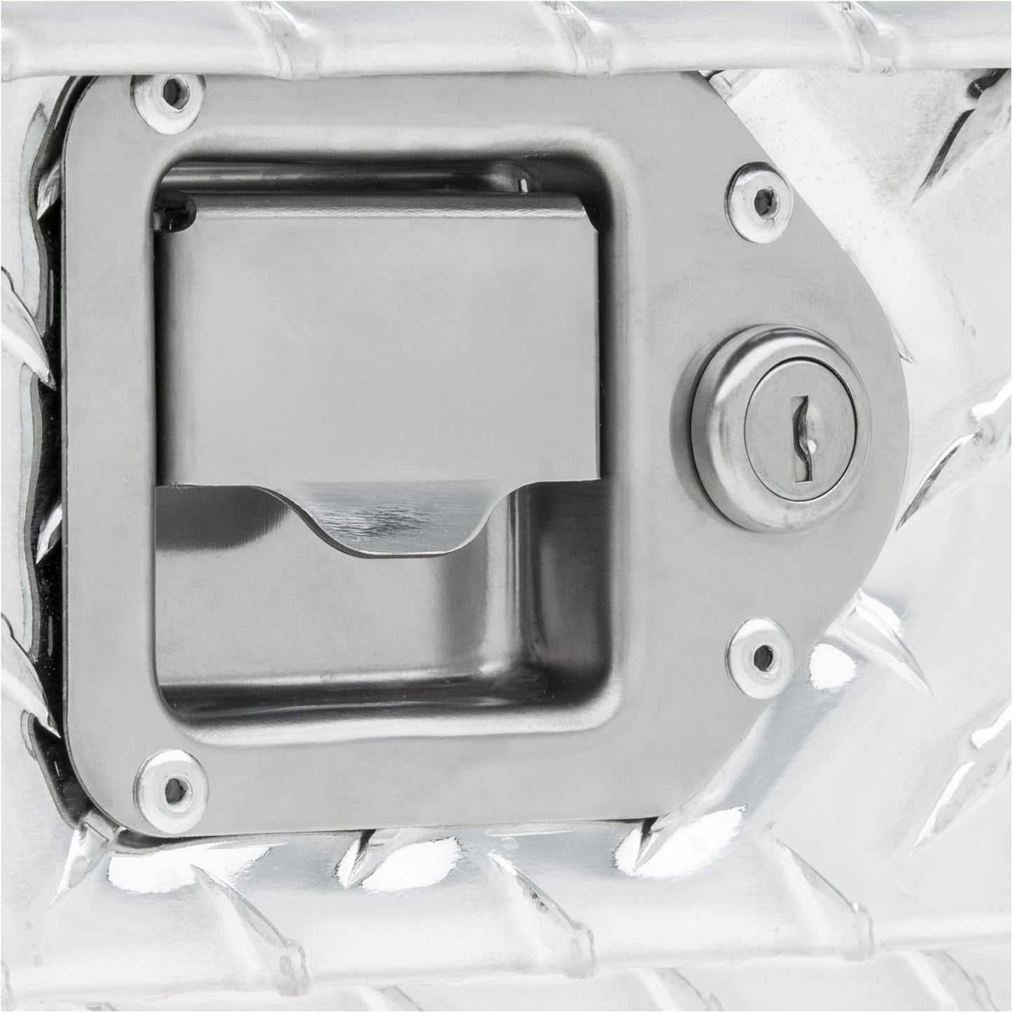 UWS EC20411 34-Inch Heavy-Wall Aluminum Low-Profile Trailer Tongue Tool Box – RigidCore Lid, Secure & Weatherproof