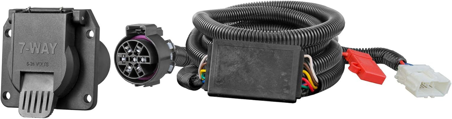 CURT 56421 7-Pin Vehicle-Side Trailer Wiring Harness for Honda Pilot & Passport – Heavy-Duty Plug & Play