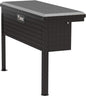 UWS EC30362 36" Gloss Black Heavy-Wall Aluminum Truck Side Tool Box with Lid