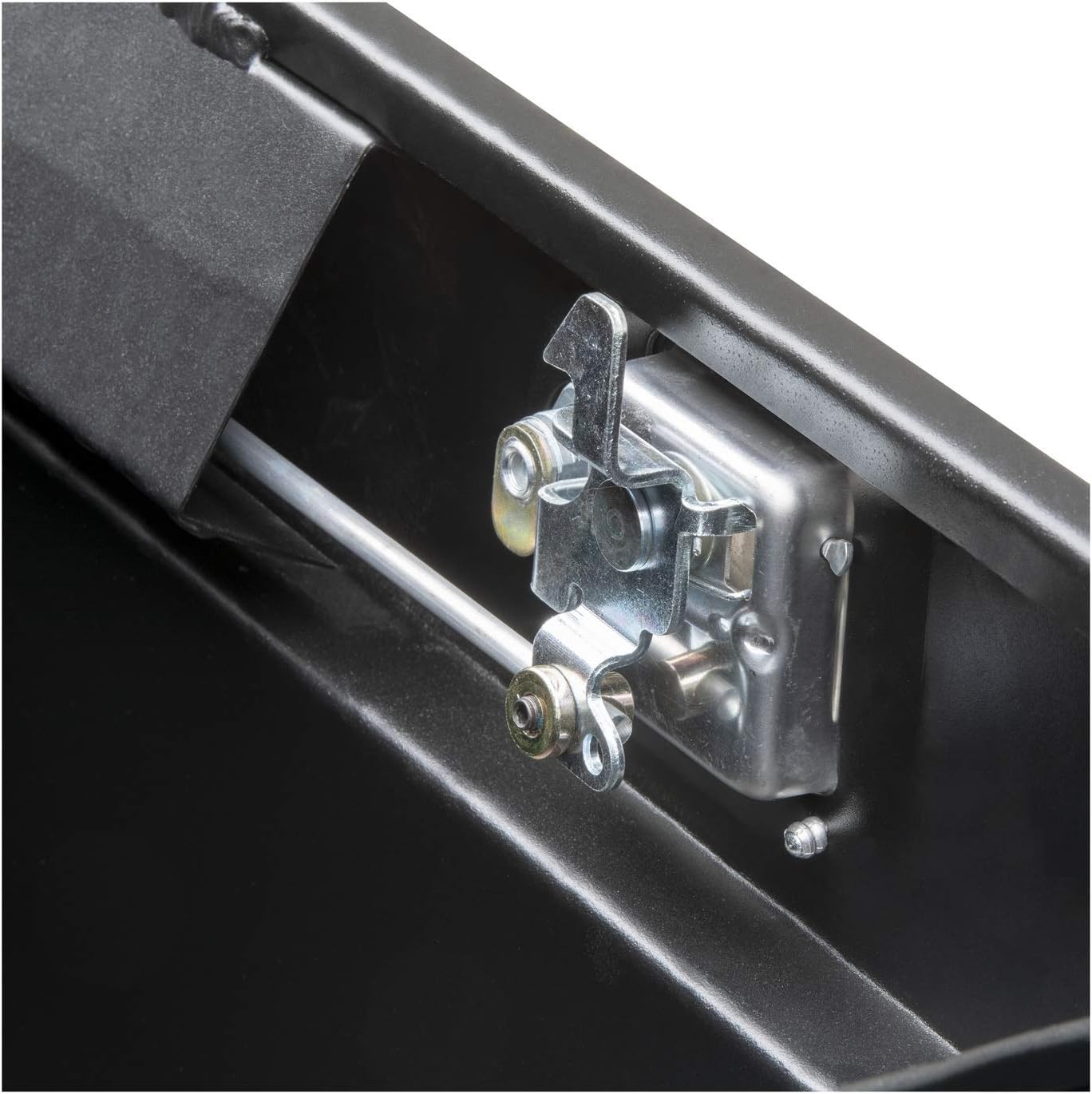 UWS United Welding Services 85 Gallon Steel Combo Transfer Tank in Matte Black (Part Number ST-85-COMBO-MB)