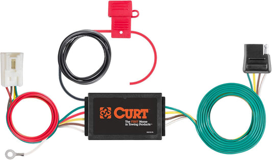 CURT 56412 4-Pin Vehicle-Side Trailer Wiring Harness for Mitsubishi Outlander PHEV – Plug & Play
