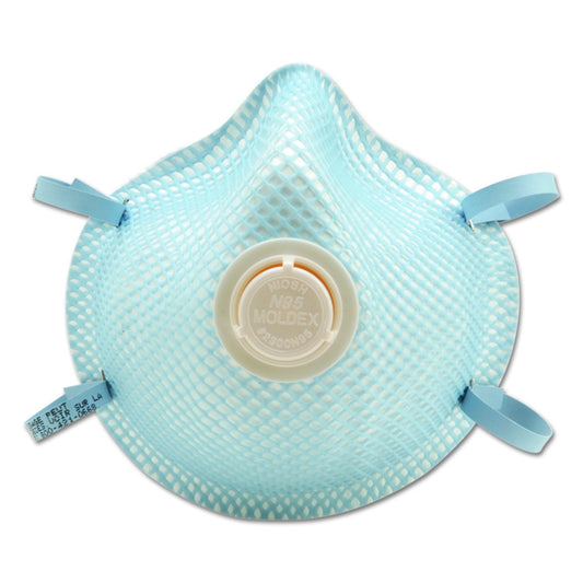 Moldex N95 Disposable Particulate Respirator – Medium/Large | Pack of 10 with Exhale Valve & Dura-Mesh Shell
