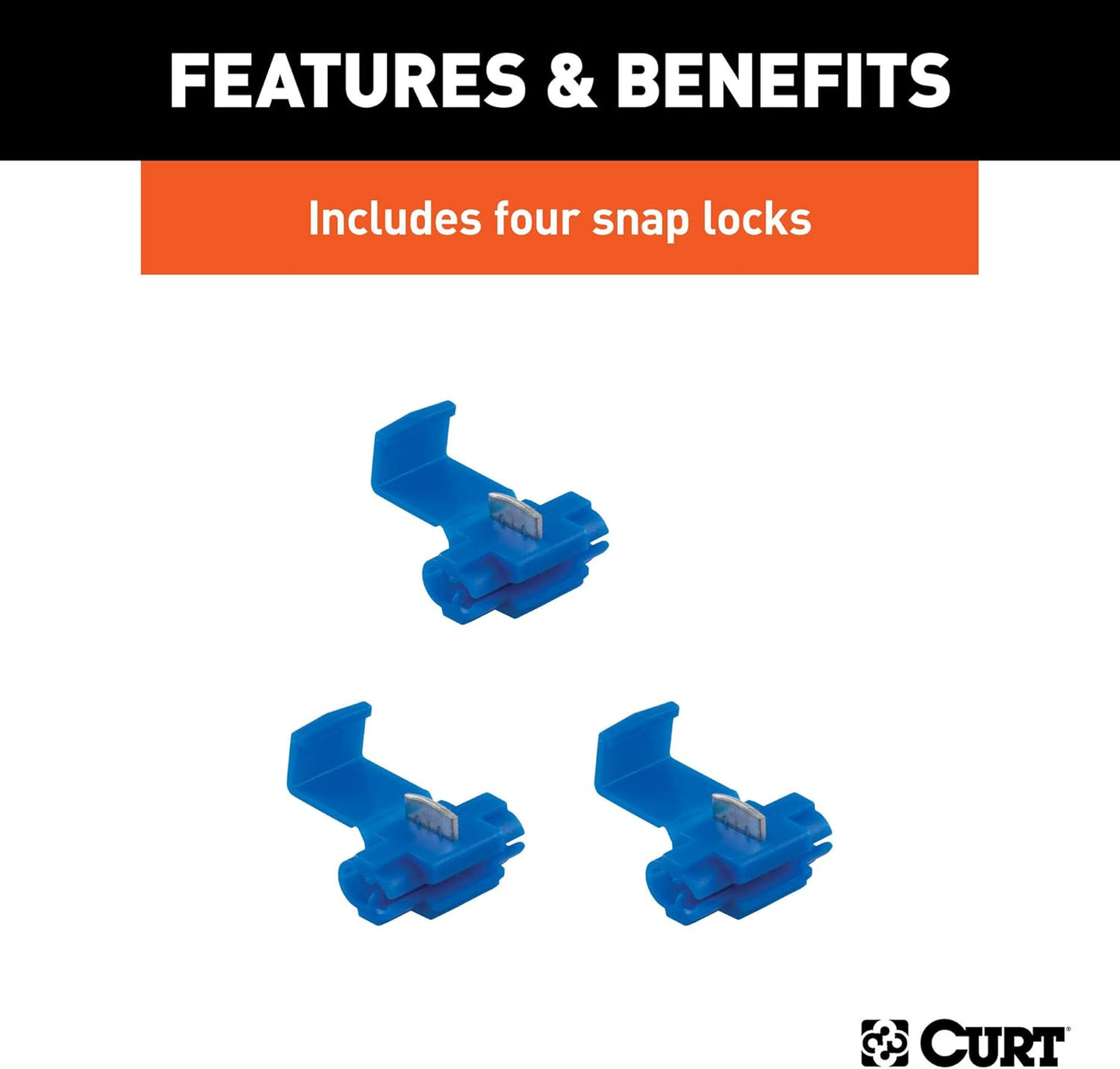 Curt Manufacturing I4 4 Flat Car End 60 Inch Kit - Durable Trailer Accessory