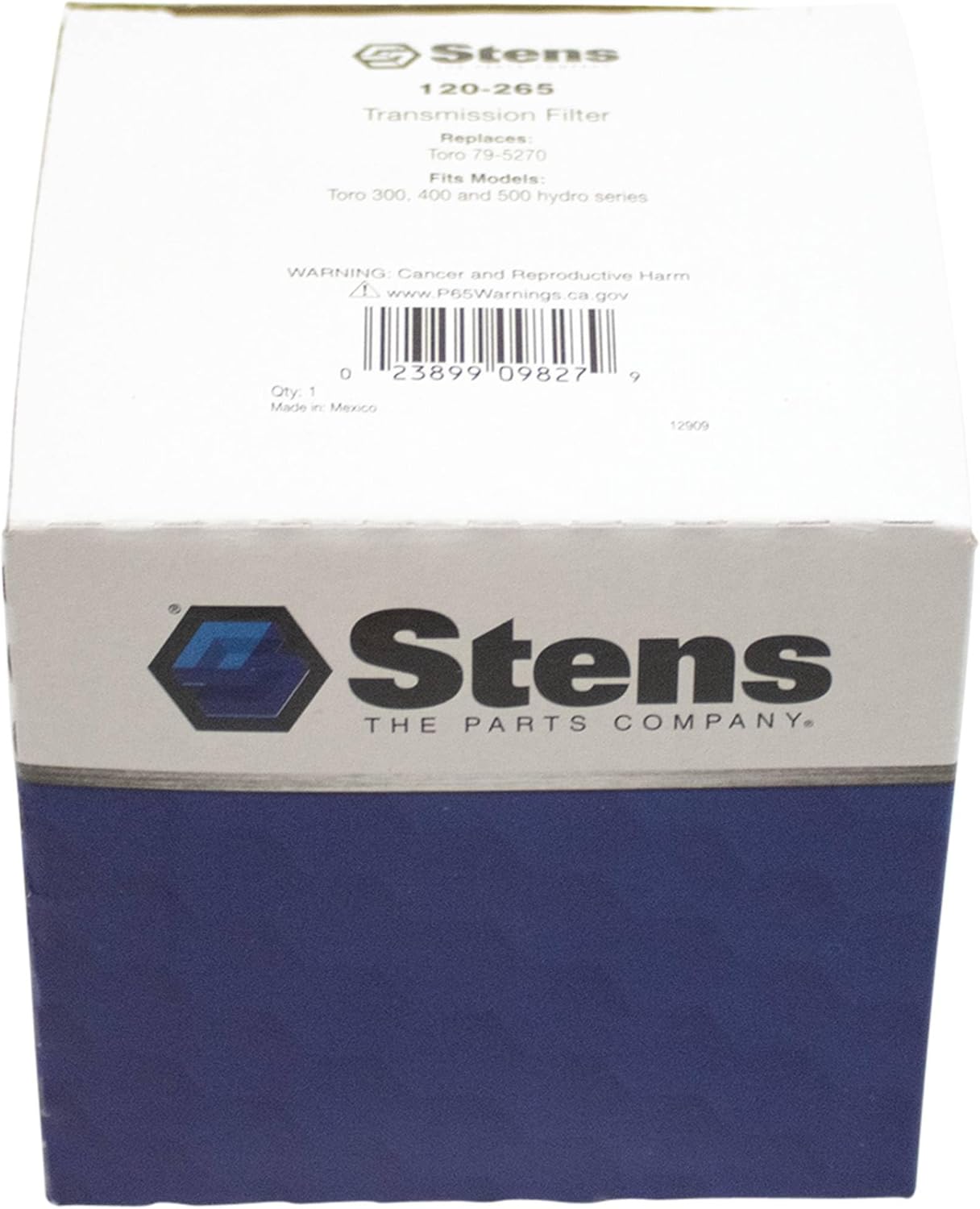 Stens 120-265 Transmission Filter Replaces Toro 79-5270 Cub Cadet 923-3014 Ariens 03192800 Bobcat 48045B John Deere AM39653 Toro 106-5830 Hitachi AM39653 Cub Cadet 723-3014, Black, 3.5 inches