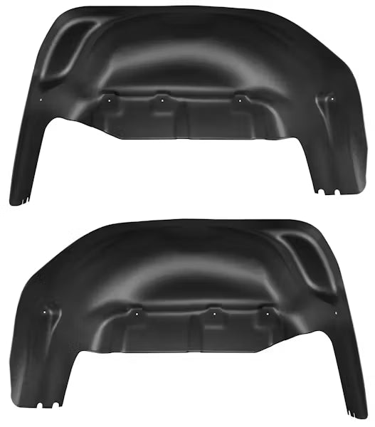 Husky Liner 79071 Rear Wheel Well Guards for 2019 Chevy Sierra 1500, Black