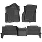Husky Liner 93541 Tahoe WeatherBeater Front and Second Row Floor Liners in Black