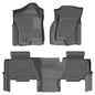 Husky Liner 93581 WeatherBeater Front & Second Row Floor Liners for Cadillac Escalade ESV, Black