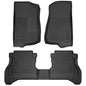 Husky Liner 93681 WeatherBeater Front & Second Row Floor Liners for 2024 Jeep Gladiator, Black