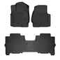Husky Liner 93741 Navigator WeatherBeater Front & Second Row Floor Liners for 2018-2023 Ford Explorer, Black