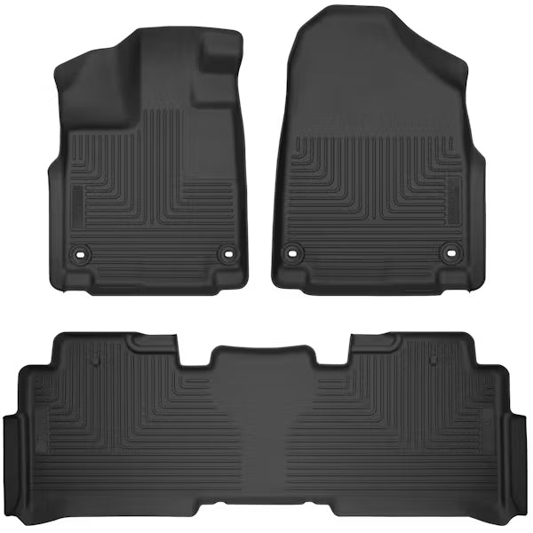 Husky Liner 93761 Odyssey Front & Second Row Weatherbeater Floor Liners in Black