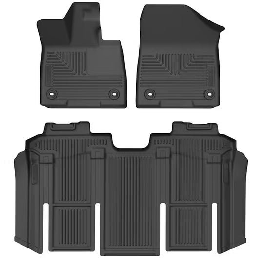 Husky Liner 93851 WeatherBeater Front & Second Row Floor Liners for Sienna, Black