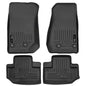 Husky Liner 93951 WeatherBeater Front & Rear Floor Liners for Jeep Wrangler JK 2-Door, Black