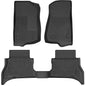 Husky Liner 93981 WeatherBeater Floor Liners for Jeep Wrangler JL 4-Door, Front and Rear, Black