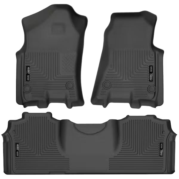 Husky Liner 94131 Weatherbeater Series Front and Second Row Floor Mats for Ram 2500/3500 Mega Cab