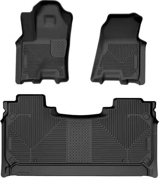 Husky Liner 94491 WeatherBeater Floor Liner for Ram 1500 Crew Cab, Black