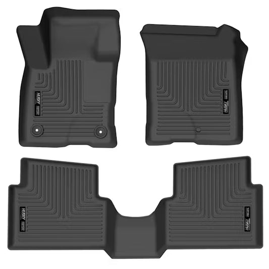 Husky Liner 95051 Maverick Gas Front & Second Seat Floor Liners in Black