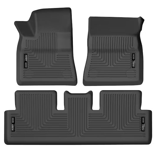 Husky Liner 95091 Weatherbeater Series Front & Rear Floor Liners for Tesla Model 3