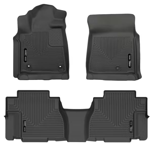 Husky Liner 95101 1222 Sequoia Front & Rear Seat Floor Liners in Black