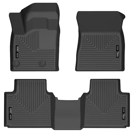 Husky Liner 95191 Front and Second Row Floor Liners for 2022-2023 Outlander, Black